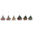 GIOCOPLAST NATALE - ADDOBBO 3D ALBERO DECORATO ''CRYSTAL TALES'' 12CM, MOD. ASS.