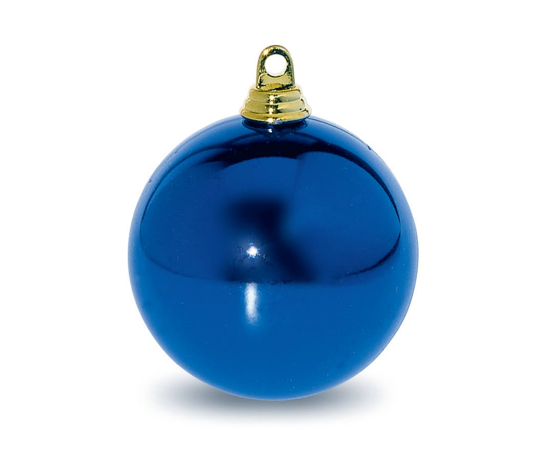 GIOCOPLAST NATALE - SFERA PLASTICA D.100 BLU