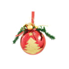 GIOCOPLAST NATALE - SFERA PLASTICA D.250 ROSSA DEC.