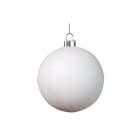 GIOCOPLAST NATALE - SFERA PLASTICA D.250 BIANCA GLITTERATA
