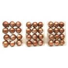 GIOCOPLAST NATALE - SCAT. 6 SFERE PLASTICA MARRONE D.60 6 DEC. ASS.