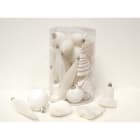 GIOCOPLAST NATALE - CILINDRO 30 DECORAZIONI ASS BIANCHE