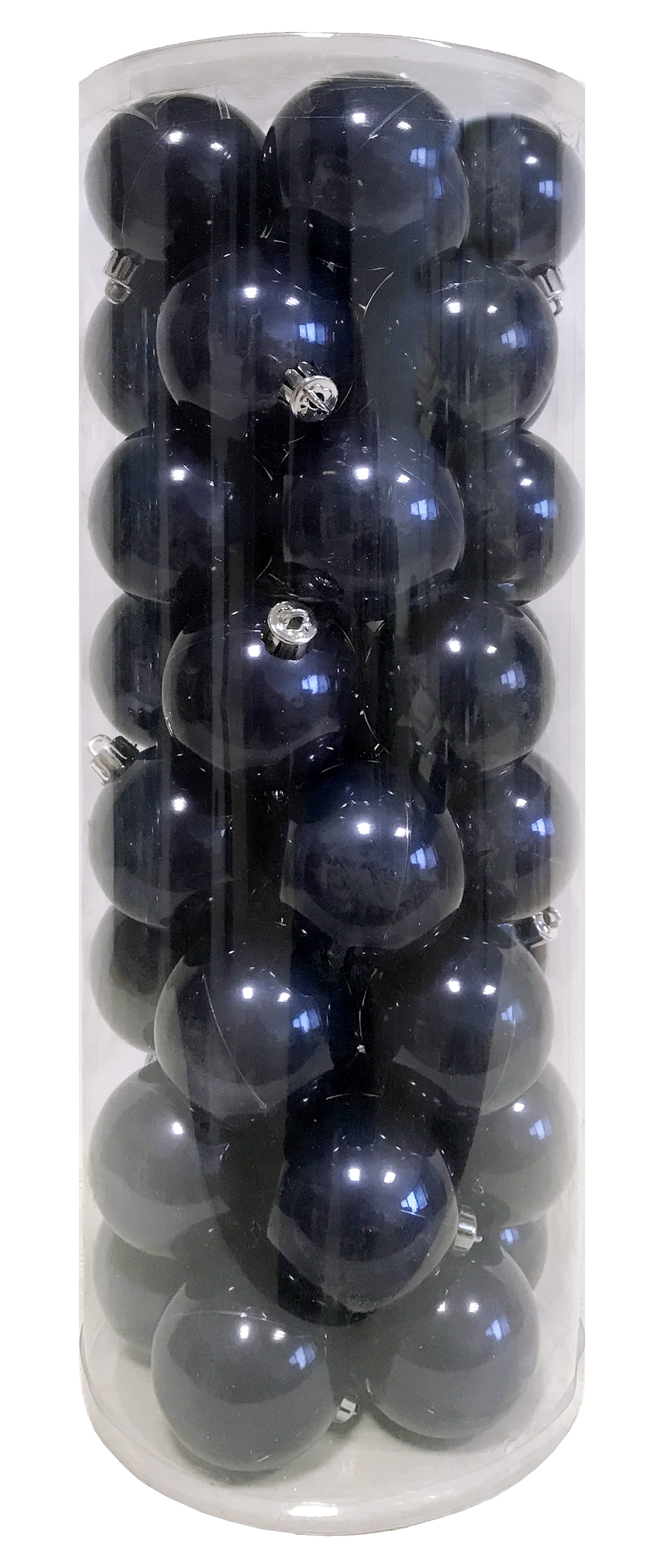 GIOCOPLAST NATALE - CIL. 40 SFERE PLASTICA CANDY D.60 NAVY