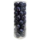 GIOCOPLAST NATALE - CIL. 40 SFERE PLASTICA CANDY D.60 NAVY