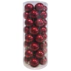 GIOCOPLAST NATALE - CIL. 40 SFERE PLASTICA CANDY D.60 BORDEAUX