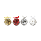 GIOCOPLAST NATALE - 12 SFERE PLASTICA D.30 IN CONFEZIONE REGALO, COL. ASS.