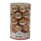 GIOCOPLAST NATALE - CIL. 30 SFERE PLASTICA PERLATE D.60 RAME