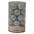 GIOCOPLAST NATALE - CIL. 30 SFERE PLASTICA PERLATE D.60 CLOUD