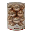 GIOCOPLAST NATALE - CIL. 16 SFERE PLASTICA PERLATE D.80 RAME