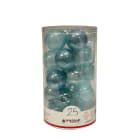 GIOCOPLAST NATALE - CIL. 25 SFERE PLASTICA D.60 GEMME ICE BLUE