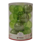 GIOCOPLAST NATALE - CIL. 16 SFERE PLASTICA D.80 GEMME MINT GREEN