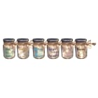 GIOCOPLAST NATALE - VASETTINO H.8 X D.5,5 CM CON LED EFFETTO STELLE, BATT. INCL., ASS.