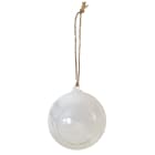 GIOCOPLAST NATALE - SFERA VETRO APPENDIBILE DECORABILE D. 100 MM