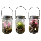 GIOCOPLAST NATALE - BARATTOLO GARDEN H.13,5 X D.8 CM CON LUCE LED, A BATT., MOD. ASS.