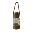 GIOCOPLAST NATALE - BOTTIGLIETTA RUSTIC H.15 X D.6,5 CM CON GOCCE DI LED, A BATT.,