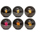 GIOCOPLAST NATALE - GLOBO VETRO CM 15 CON DESIGN FILAMENTO LED, A BATTERIA, SOGG.ASS.