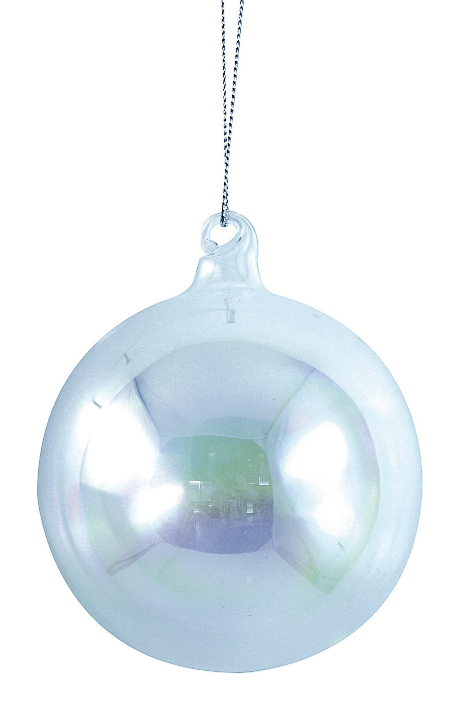 GIOCOPLAST NATALE - SFERA VETRO BOLLA DI SAPONE IRIDESCENTE D.80, DISPLAY 12PZ