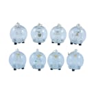 GIOCOPLAST NATALE - GLOBO VETRO D.60, SOGG. ASS., C/LED (BATT. INCL.)
