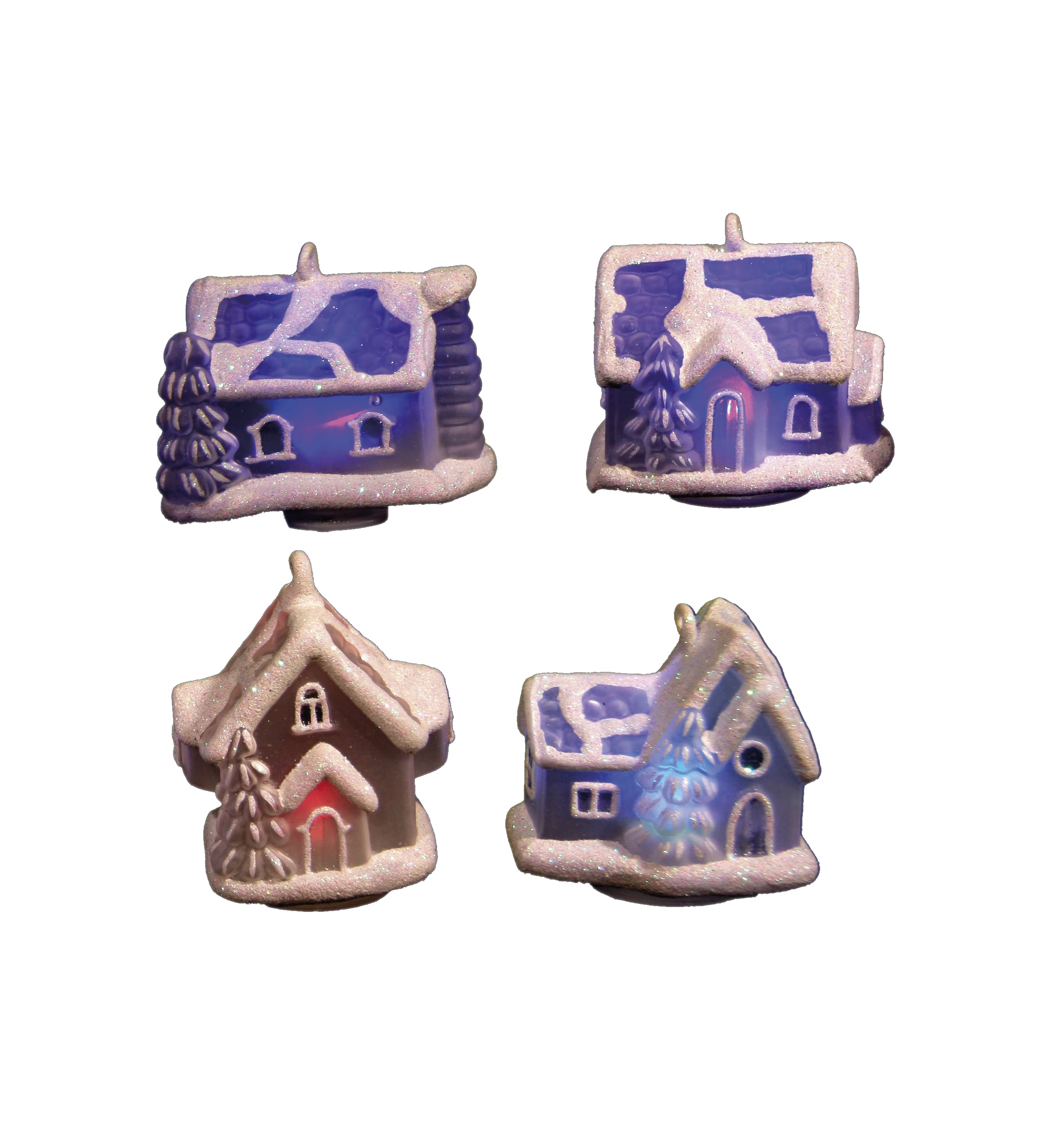 GIOCOPLAST NATALE - CASETTA VETRO CM.8X6, LUCE LED, 4 MOD. ASS., IN SCAT. VETRINA 48111055