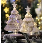 GIOCOPLAST NATALE - ALBERO VETRO CON LED CM 17,5