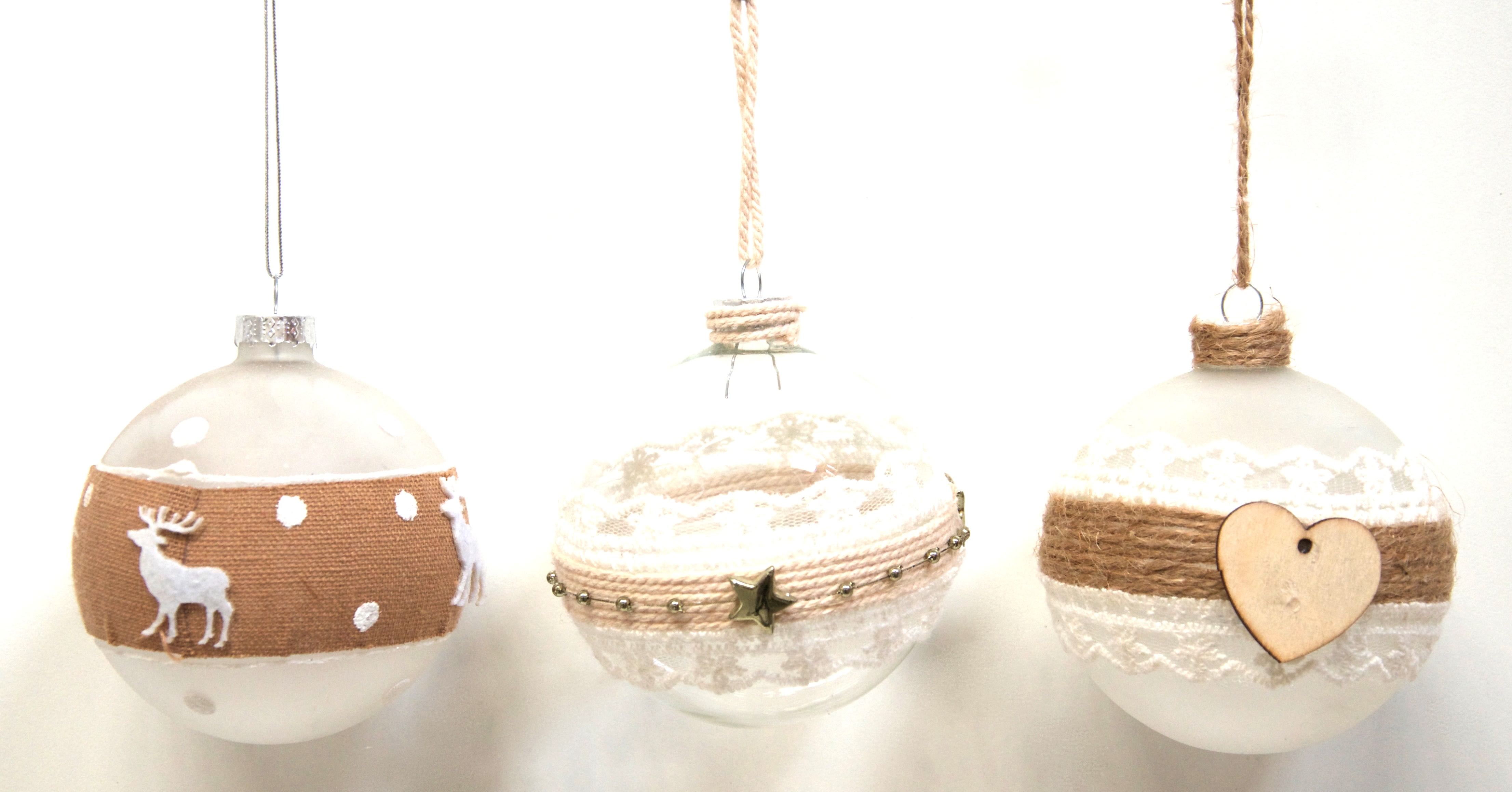 GIOCOPLAST NATALE - SFERA VETRO CM 8 DECORO NATURA, 3 ASS
