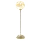 GIOCOPLAST NATALE - GLOBO IN VETRO LED D.70 CON SUPPORTO, DECORO GLITTER H.30 CM