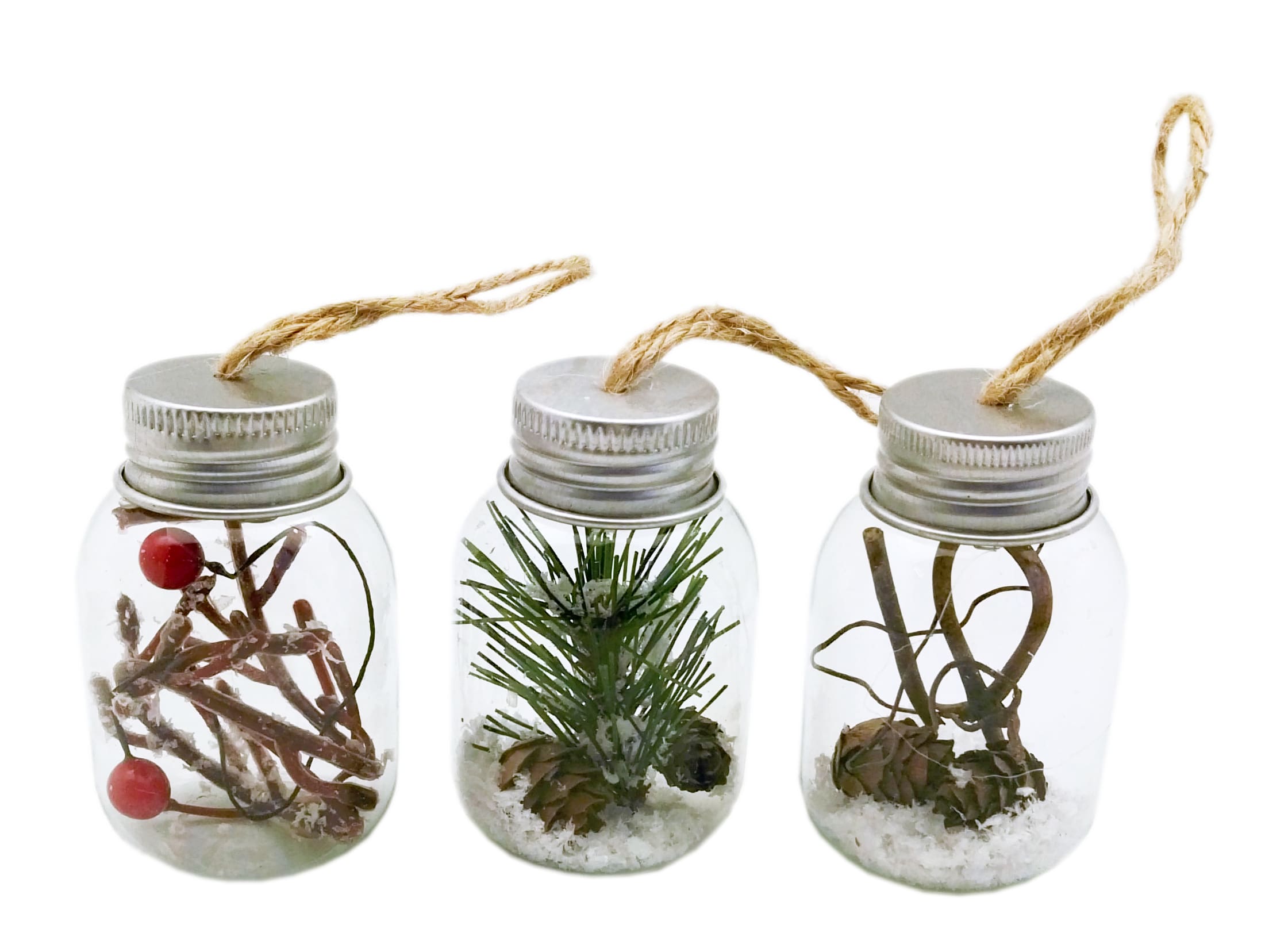 GIOCOPLAST NATALE - ADDOBBO VASETTO IN VETRO DECORATO 6,5 CM, DEC. ASS. IN DISPLAY 48118138