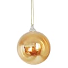 GIOCOPLAST NATALE - SFERA VETRO BOLLA DI SAPONE AMBRA D.80 MM