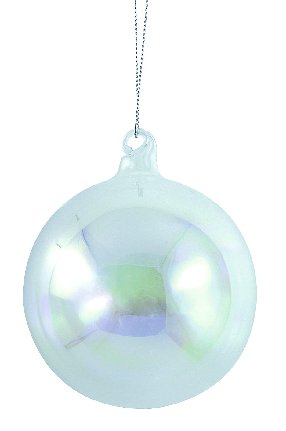 GIOCOPLAST NATALE - SFERA VETRO BOLLA DI SAPONE IRIDESCENTE D.100 MM