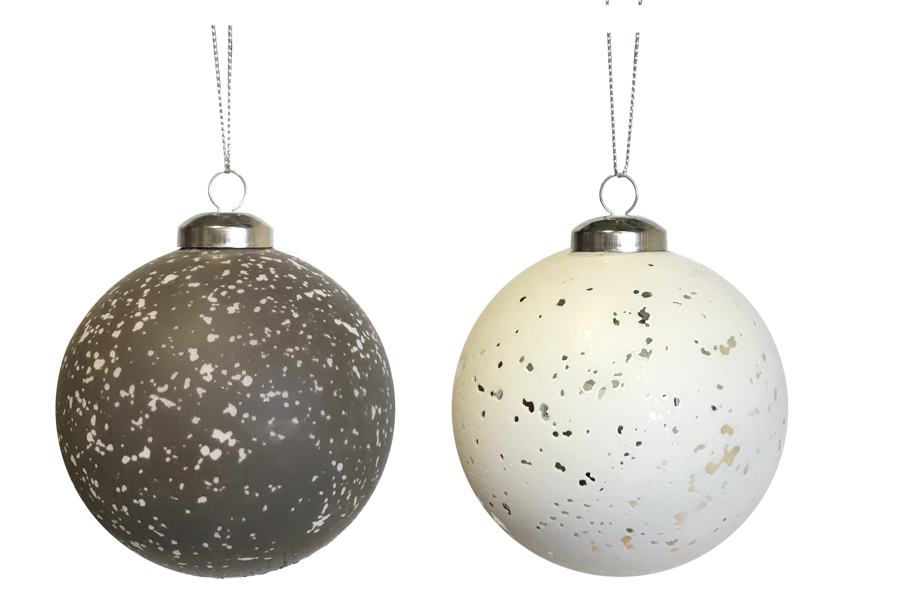 GIOCOPLAST NATALE - SFERA VETRO EFFETTO MARMO D.80 MM, 2 MOD. ASS.
