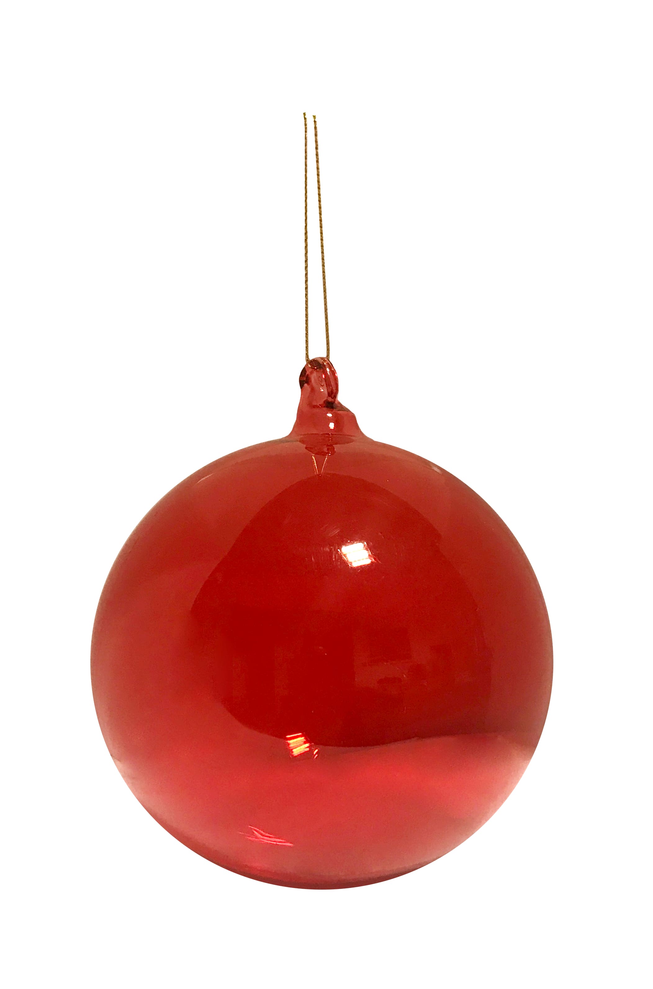 GIOCOPLAST NATALE - SFERA VETRO BOLLA DI SAPONE ROSSA D.120 MM