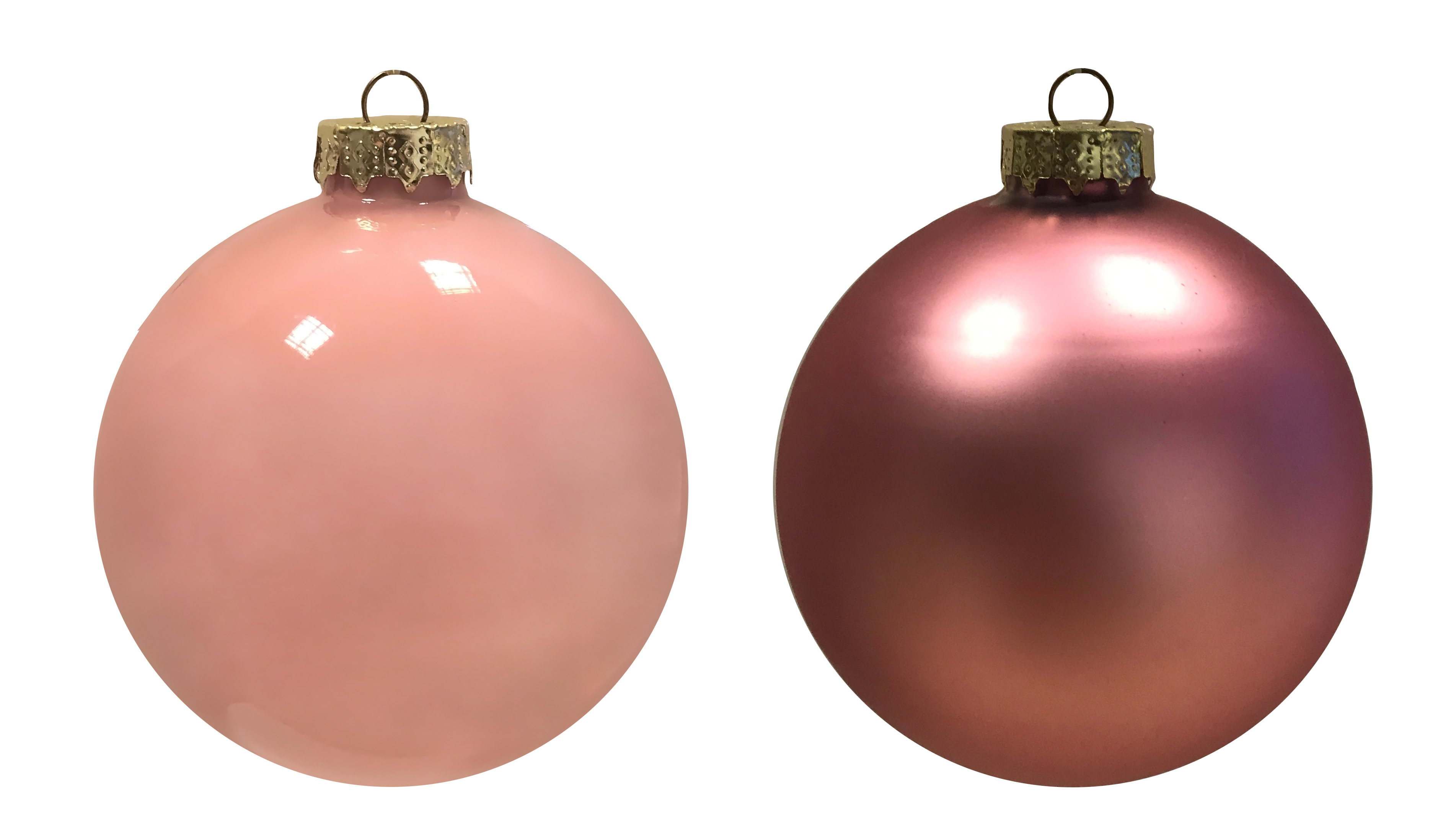 GIOCOPLAST NATALE - SFERA VETRO ROYAL 80MM PINK