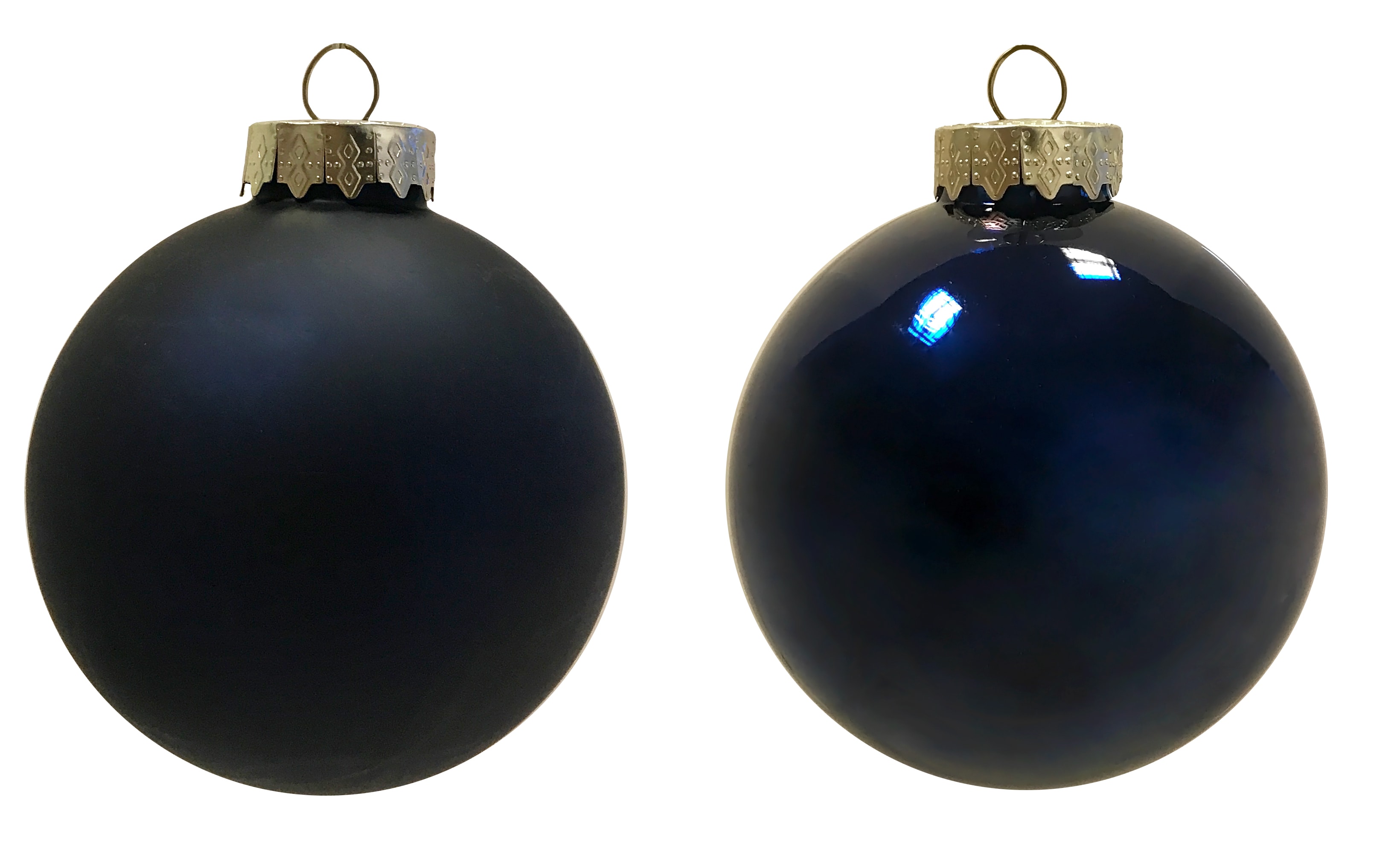 GIOCOPLAST NATALE - SFERA VETRO ROYAL 80MM NIGHT BLUE