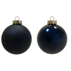 GIOCOPLAST NATALE - SFERA VETRO ROYAL 80MM NIGHT BLUE