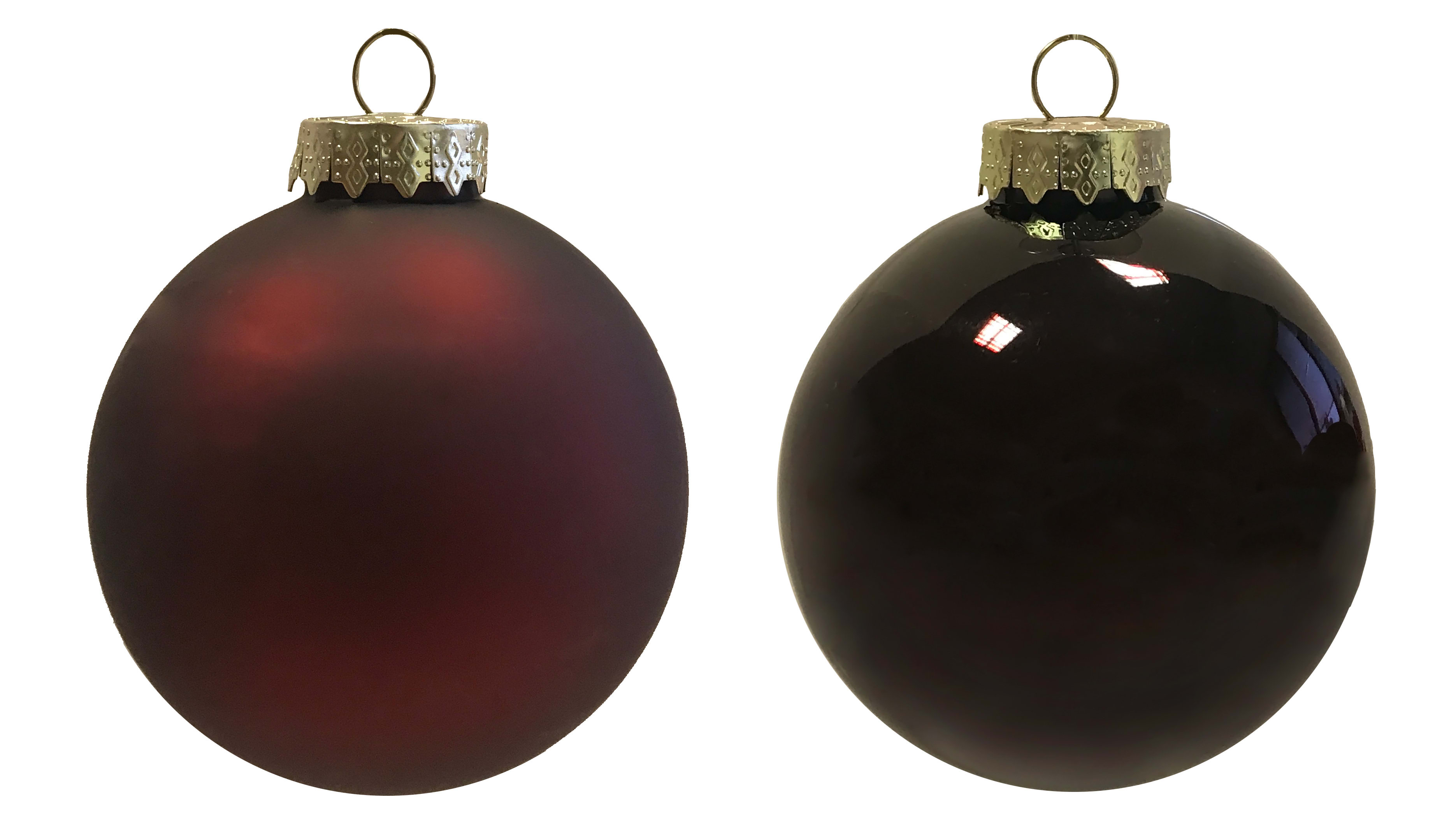 GIOCOPLAST NATALE - SFERA VETRO ROYAL 80MM BORDEAUX