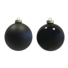 GIOCOPLAST NATALE - SFERA VETRO ROYAL 80MM BLACK