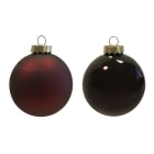 GIOCOPLAST NATALE - SFERA VETRO ROYAL 100MM BORDEAUX