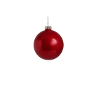 GIOCOPLAST NATALE - SFERA VETRO PERLATA ROYAL 80MM RED