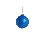 GIOCOPLAST NATALE - SFERA VETRO PERLATA ROYAL 80MM BLUE