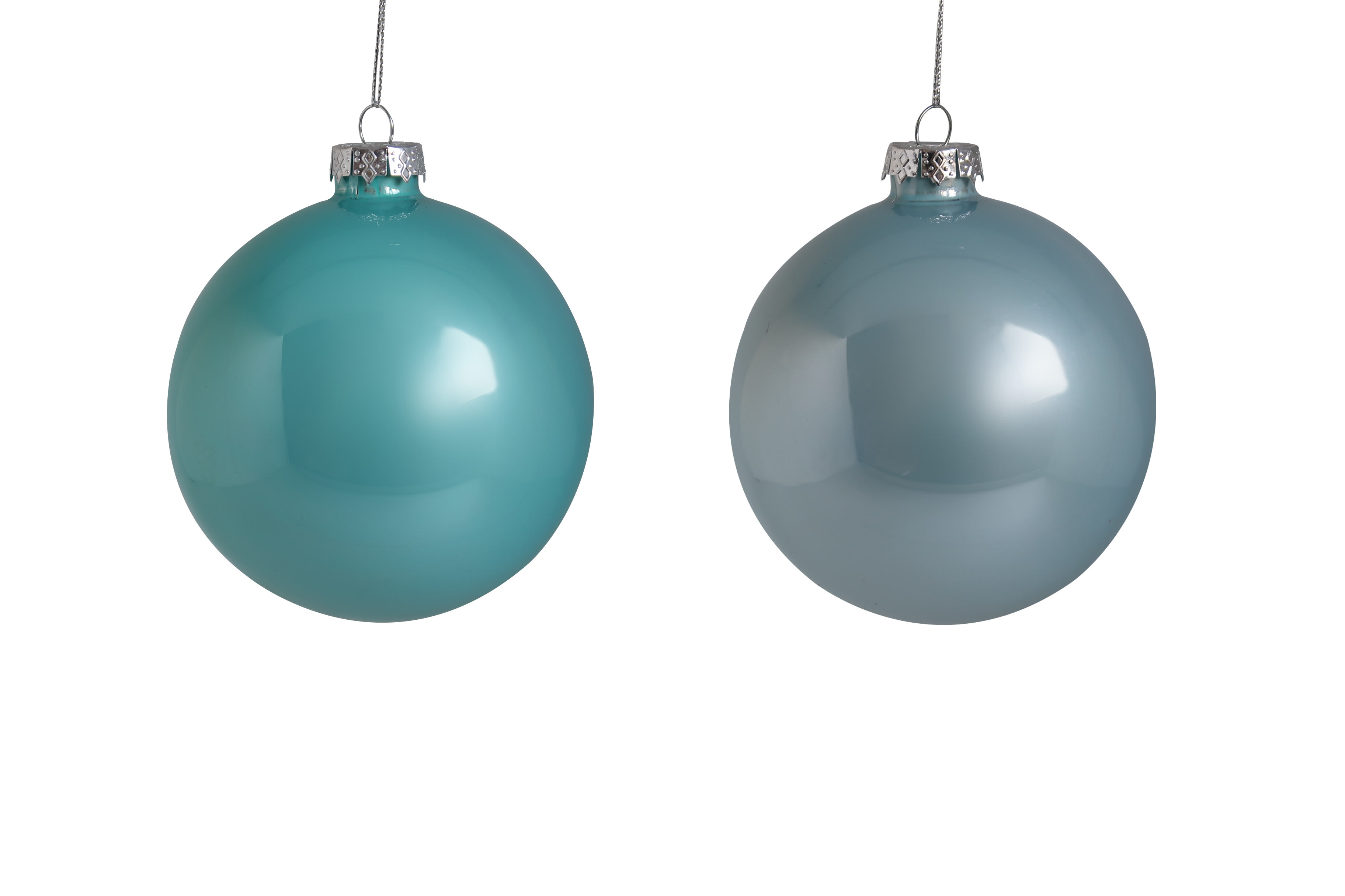 GIOCOPLAST NATALE - SFERA VETRO PERLATA ROYAL 80MM HORIZON