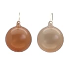 GIOCOPLAST NATALE - SFERA VETRO ROYAL CLEAR 80MM WHISKY