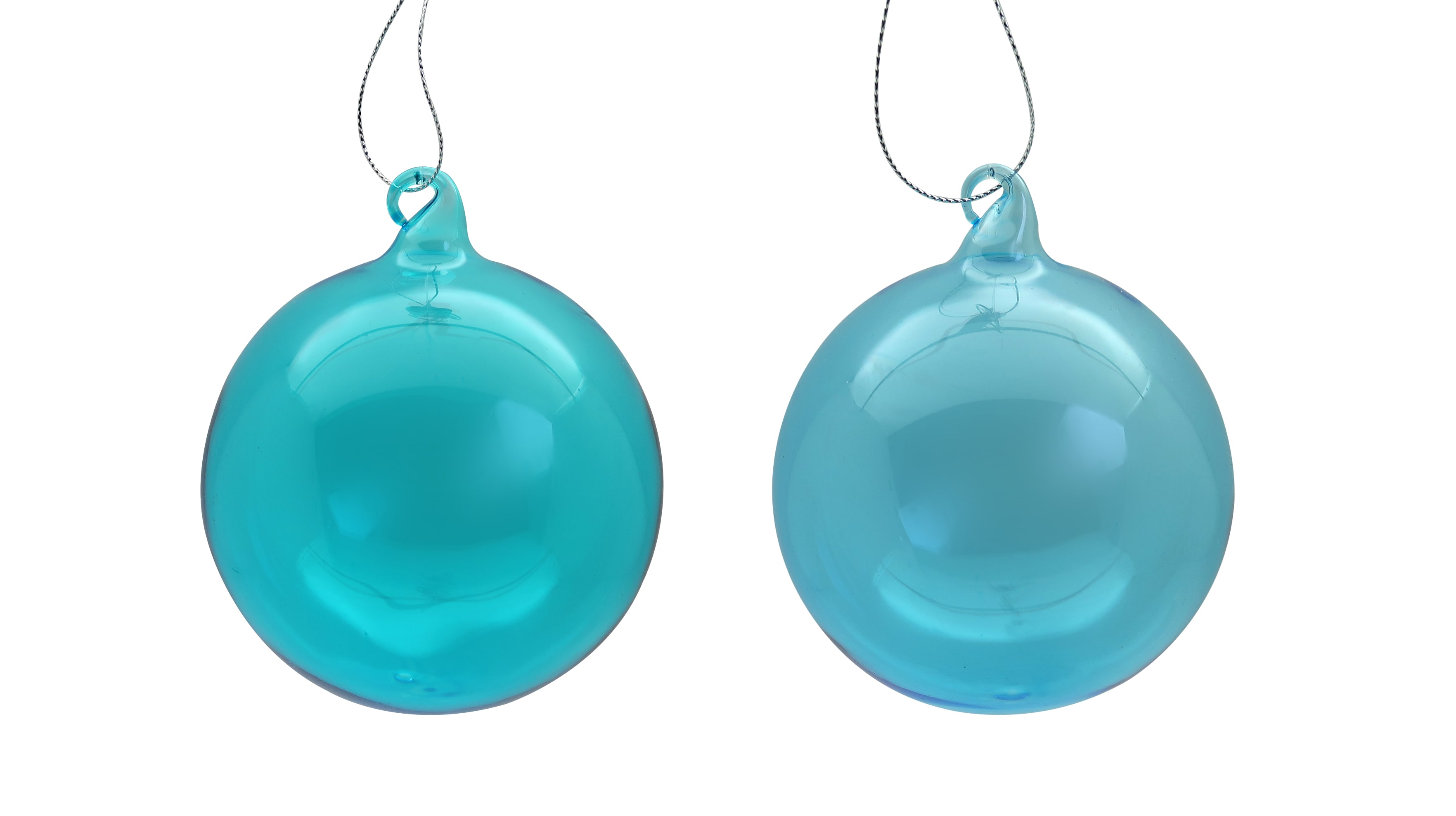 GIOCOPLAST NATALE - SFERA VETRO ROYAL CLEAR 100MM HORIZON