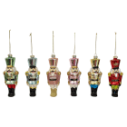 GIOCOPLAST NATALE - ADDOBBO SCHIACCIANOCI VETRO 15CM, COL. ASS.