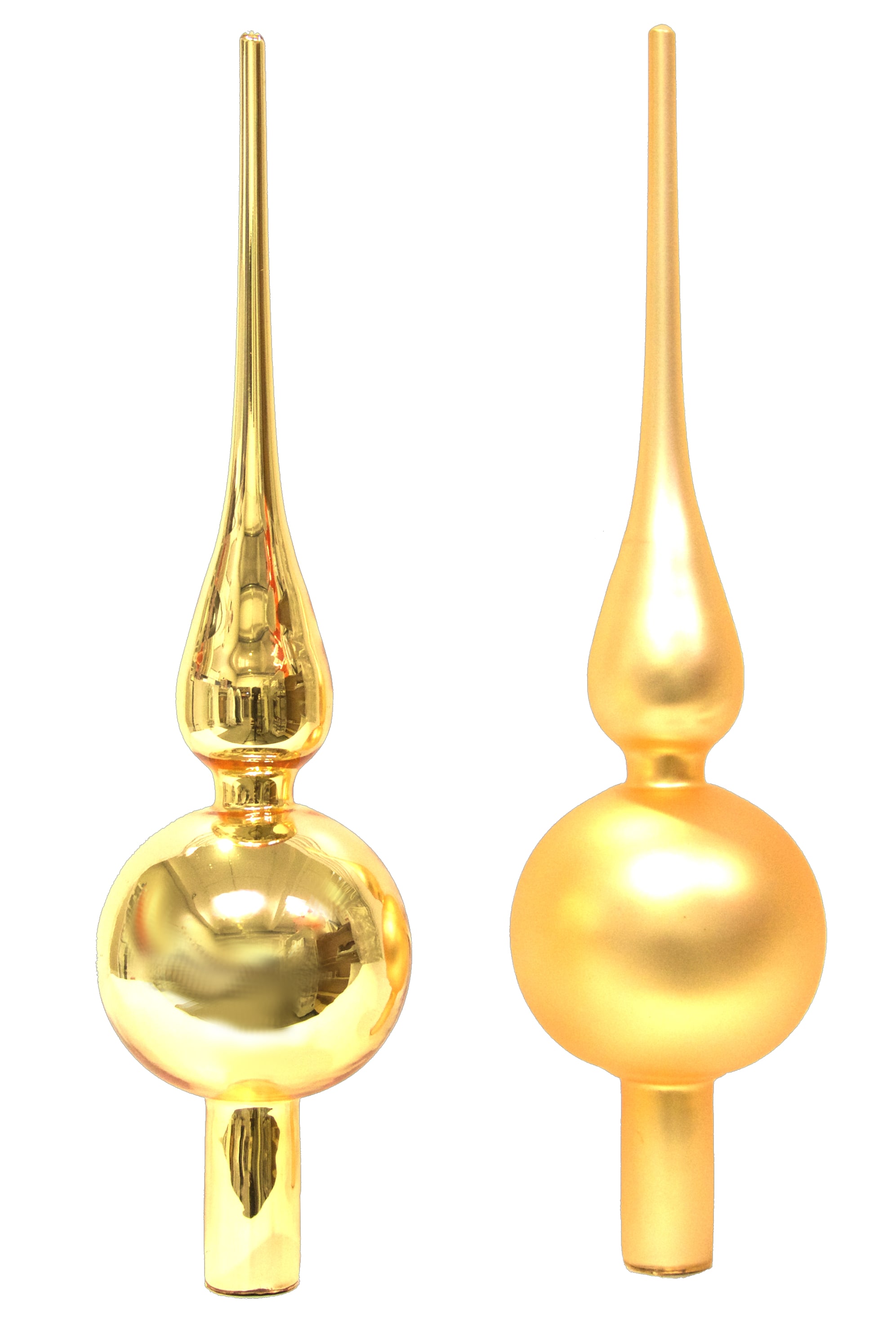 GIOCOPLAST NATALE - PUNTALE VETRO CM 28 ORO