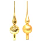 GIOCOPLAST NATALE - PUNTALE VETRO CM 28 ORO