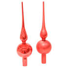 GIOCOPLAST NATALE - PUNTALE VETRO CM 28 ROSSO