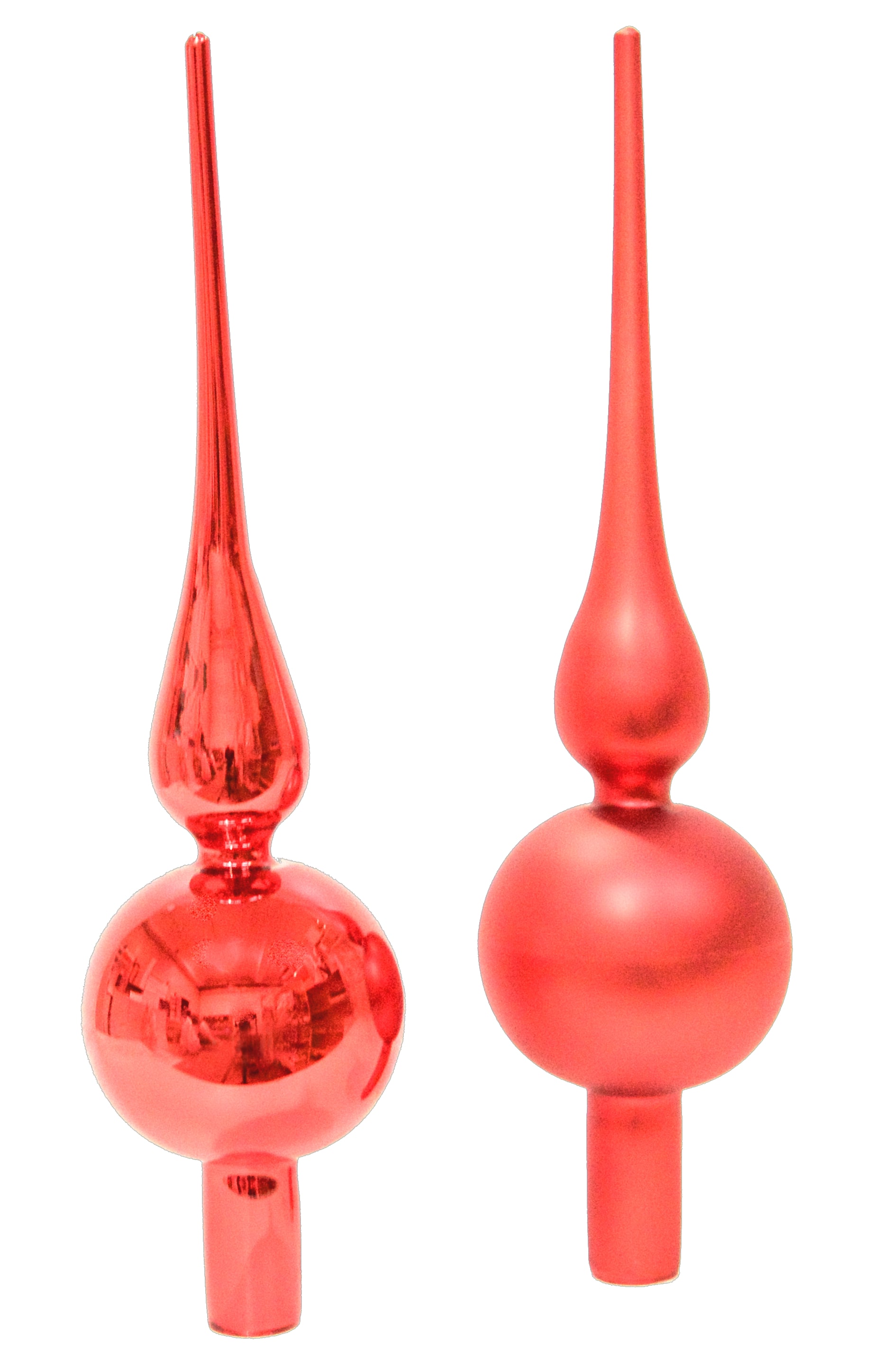 GIOCOPLAST NATALE - PUNTALE VETRO CM 28 ROSSO