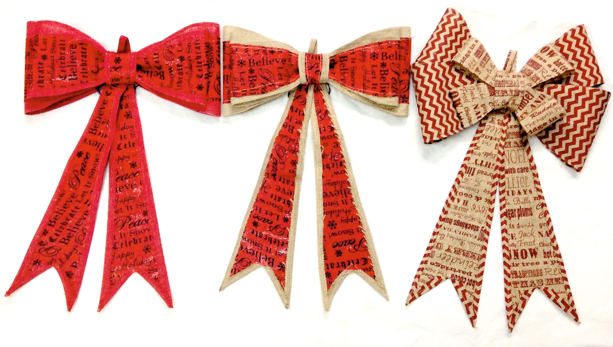 GIOCOPLAST NATALE - FIOCCO JUTA CM 60 - 3 ASS