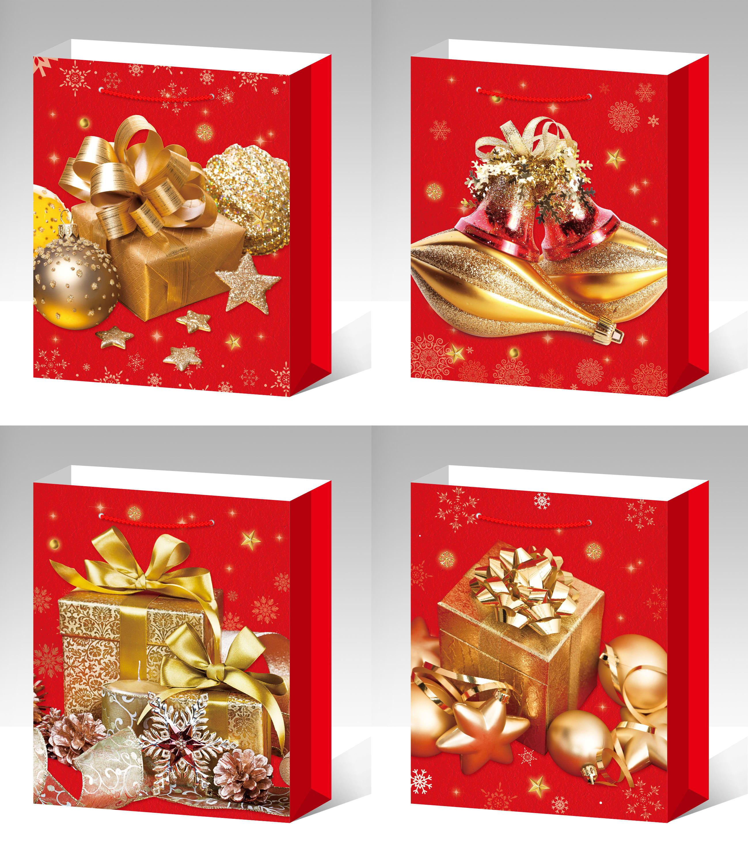 GIOCOPLAST NATALE - SHOPPER CM 23 X 18 - 3 ASS