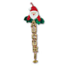 GIOCOPLAST NATALE - SCRITTA ''AUGURI'' STOFFA CM.60 ORO C/CAMPANELLE